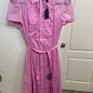 Polo Ralph Lauren Sheer Pink Dress